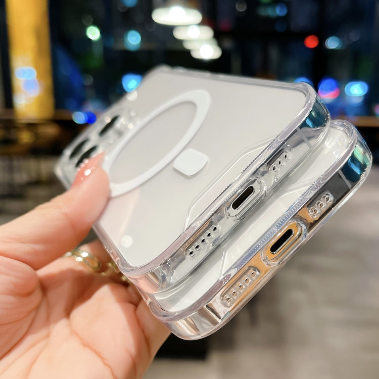 For iPhone 15 Pro Space MagSafe Acrylic Hybrid TPU Phone Case(Transparent) - HoMEdemic™ 