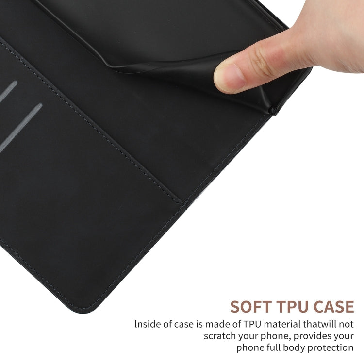 For iPhone 15 Pro Stitching Embossed Leather Phone Case(Black) - HoMEdemic™ 
