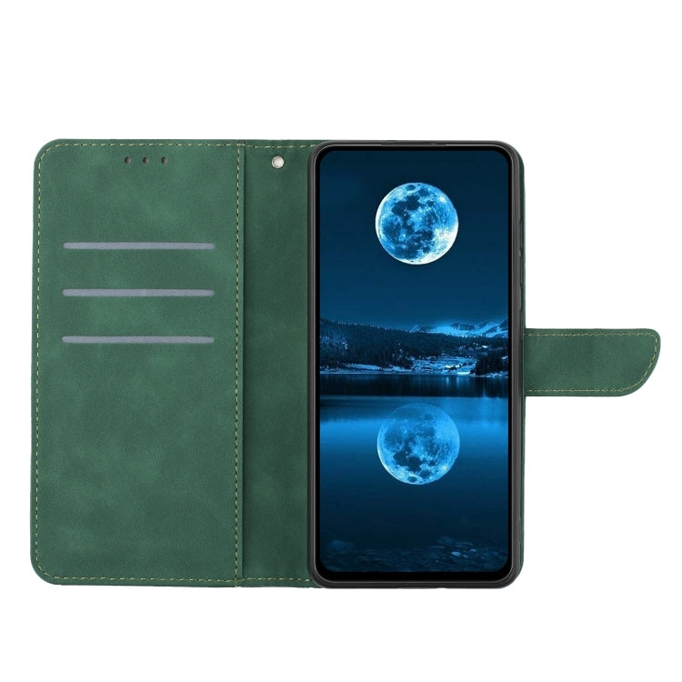 For iPhone 15 Pro Stitching Embossed Leather Phone Case(Green) - HoMEdemic™ 