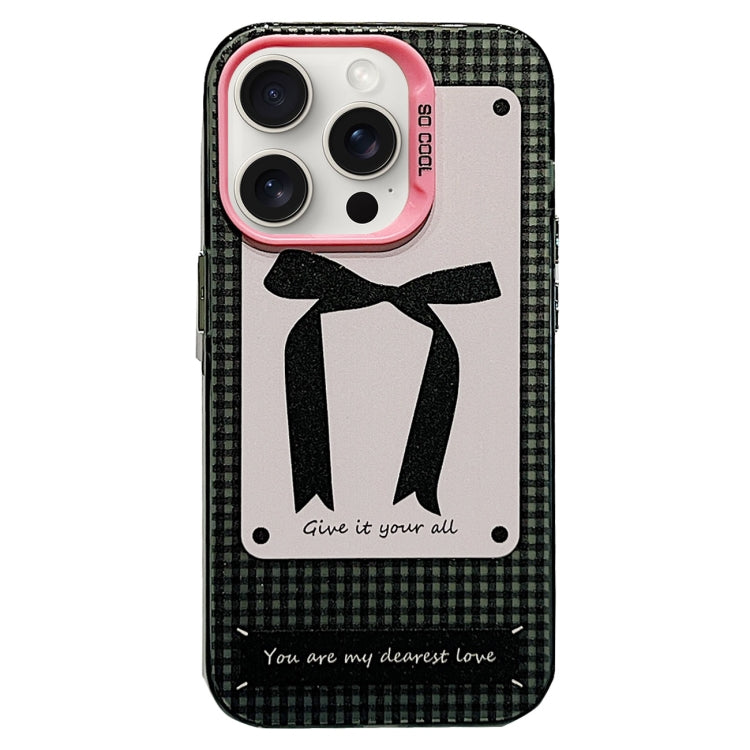For iPhone 15 Pro Sweet Cool Bow PC Phone Case(Bow Tie) - HoMEdemic™ 