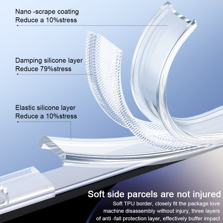 For iPhone 15 Pro TOTU PC-04 Crystal Shield Series TPU + PC Phone Case(Transparent) - HoMEdemic™ 