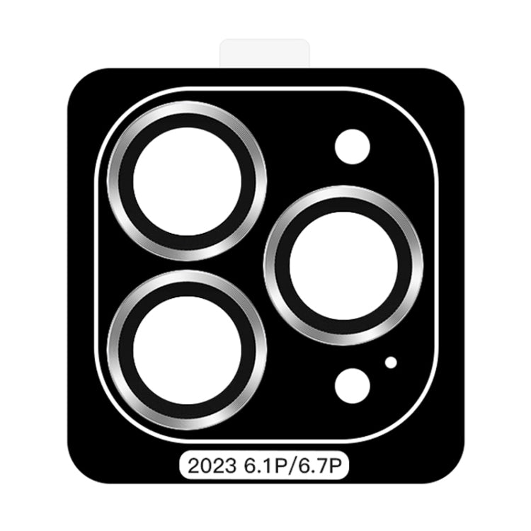 For iPhone 15 Pro TOTU PG-1 Golden Shield Series Metal Frame Lens Protector(Sliver) - HoMEdemic™ 