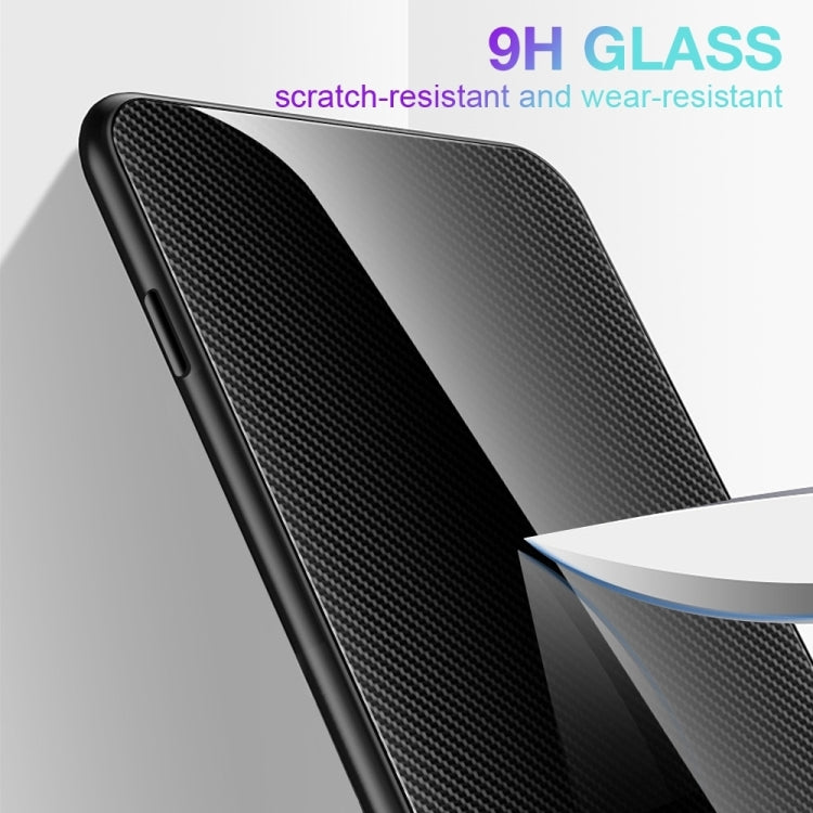 For iPhone 15 Pro Texture Gradient Glass TPU Phone Case(Red) - HoMEdemic™ 