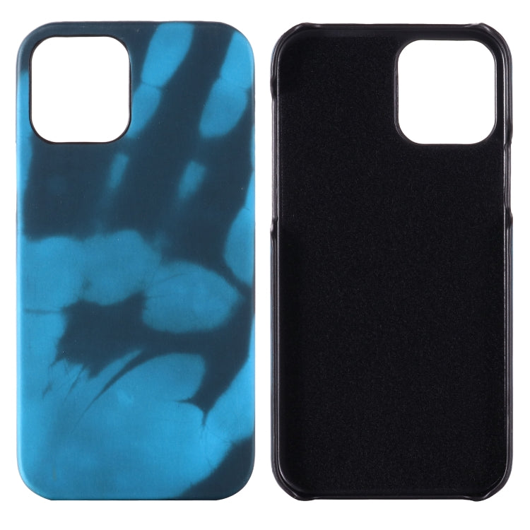 For iPhone 15 Pro Thermal Sensor Discoloration Silicone Phone Case(Black Blue) - HoMEdemic™ 