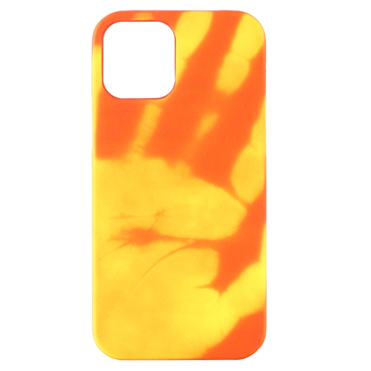 For iPhone 15 Pro Thermal Sensor Discoloration Silicone Phone Case(Red Yellow) - HoMEdemic™ 