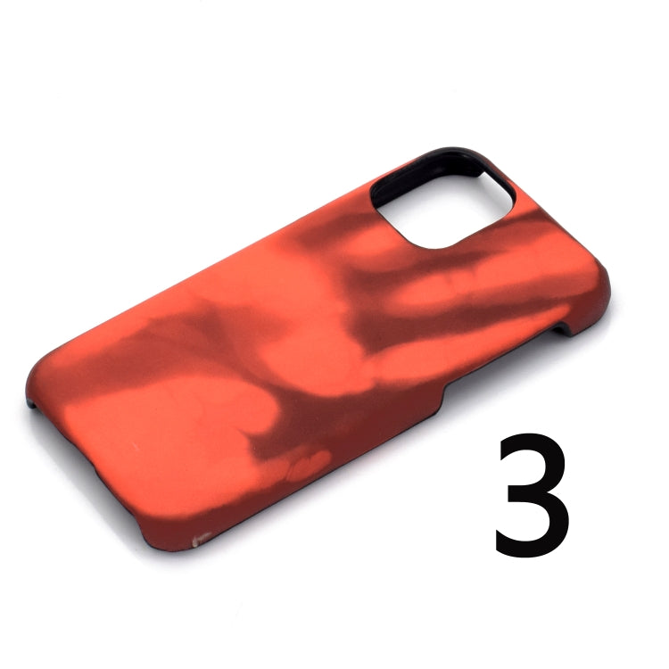 For iPhone 15 Pro Thermal Sensor Discoloration Silicone Phone Case(Red Yellow) - HoMEdemic™ 