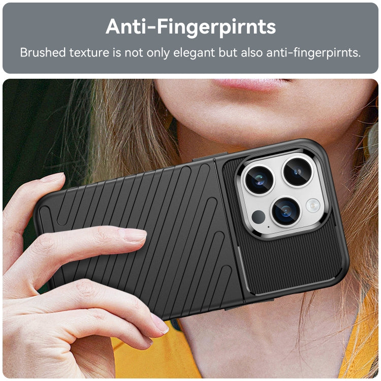 For iPhone 15 Pro Thunderbolt Shockproof TPU Phone Case(Black) - HoMEdemic™ 