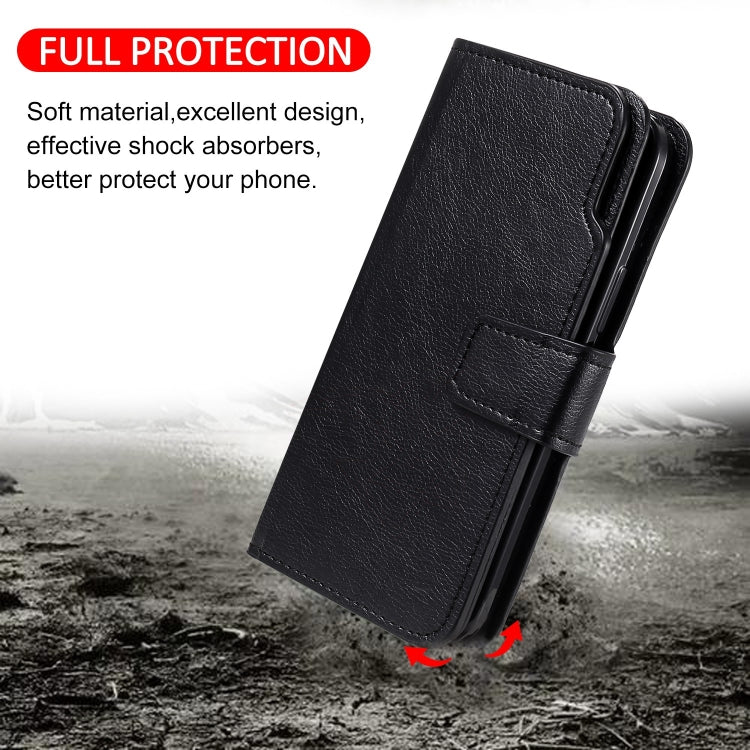 For iPhone 15 Pro Tri-Fold 9-Card Wallets Leather Phone Case(Black) - HoMEdemic™ 