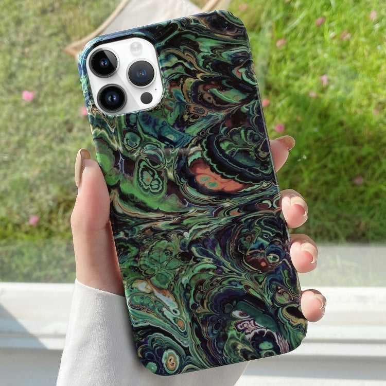 For iPhone 15 Pro Varnishing Water Stick PC Phone Case(Watercolor) - HoMEdemic™ 