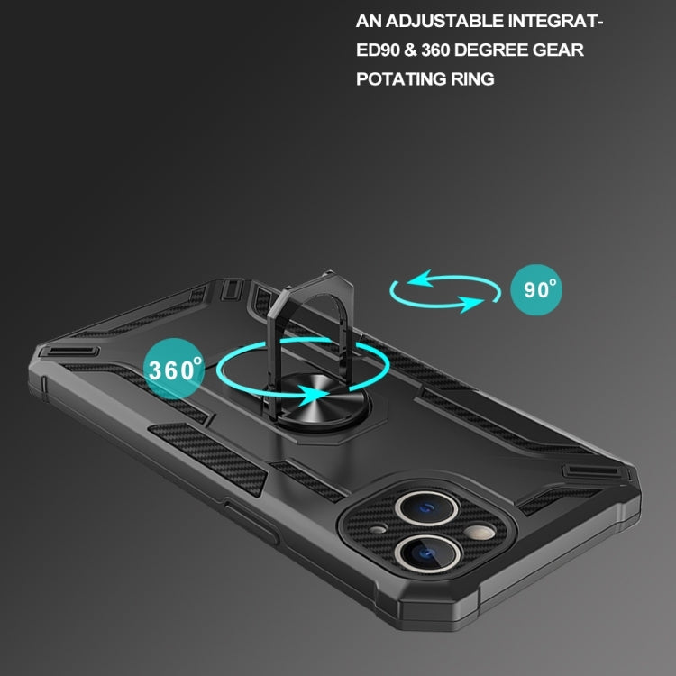 For iPhone 15 Pro Warship Armor 2 in 1 Shockproof Phone Case(Black) - HoMEdemic™ 
