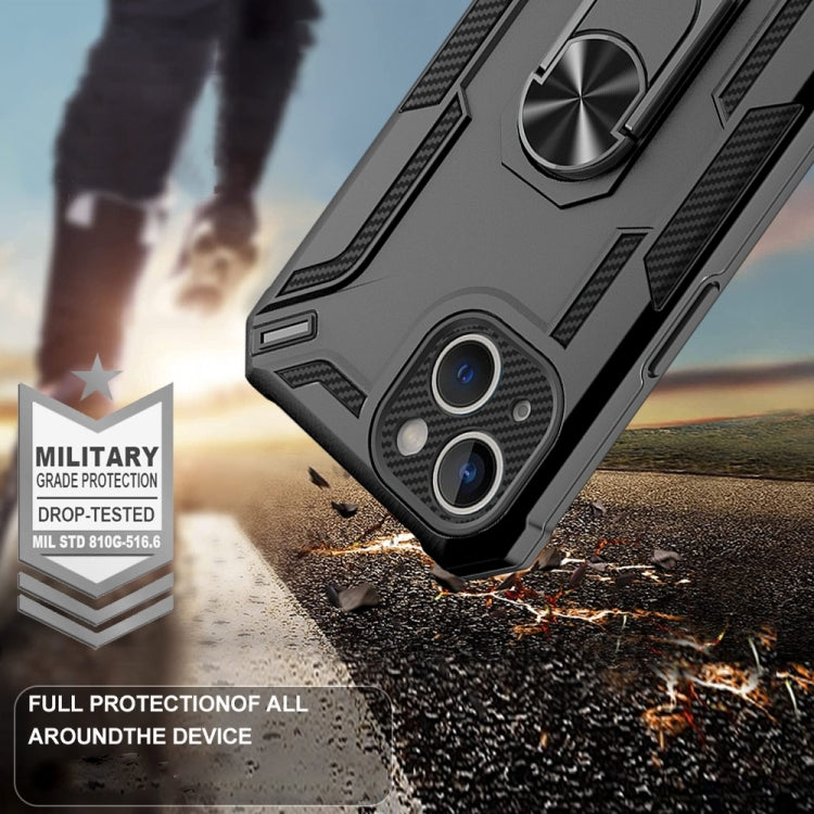 For iPhone 15 Pro Warship Armor 2 in 1 Shockproof Phone Case(Black) - HoMEdemic™ 
