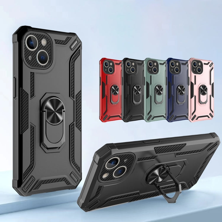 For iPhone 15 Pro Warship Armor 2 in 1 Shockproof Phone Case(Royal Blue) - HoMEdemic™ 