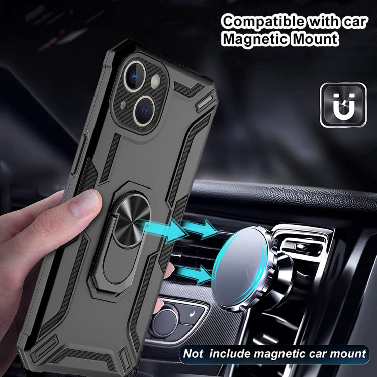 For iPhone 15 Pro Warship Armor 2 in 1 Shockproof Phone Case(Royal Blue) - HoMEdemic™ 