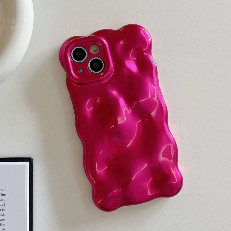 For iPhone 15 Pro Wave Bubbles TPU Phone Case(Red) - HoMEdemic™ 