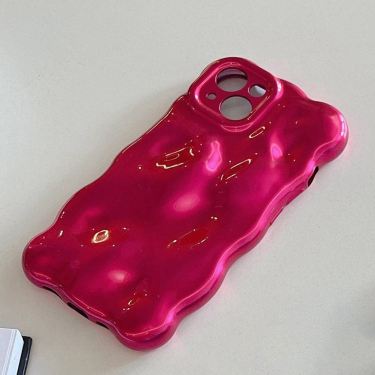 For iPhone 15 Pro Wave Bubbles TPU Phone Case(Red) - HoMEdemic™ 