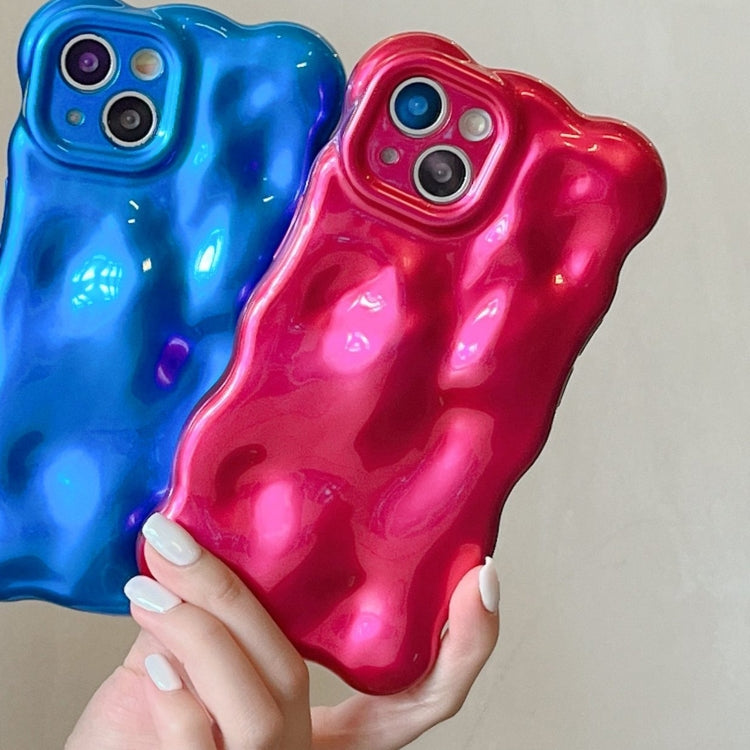 For iPhone 15 Pro Wave Bubbles TPU Phone Case(Red) - HoMEdemic™ 