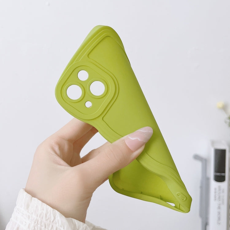 For iPhone 15 Pro Wave Edge Silicone Phone Case(Green) - HoMEdemic™ 