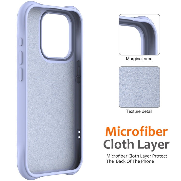 For iPhone 15 Pro Wave Texture MagSafe Magnetic Liquid Silicone Phone Case(Purple) - HoMEdemic™ 