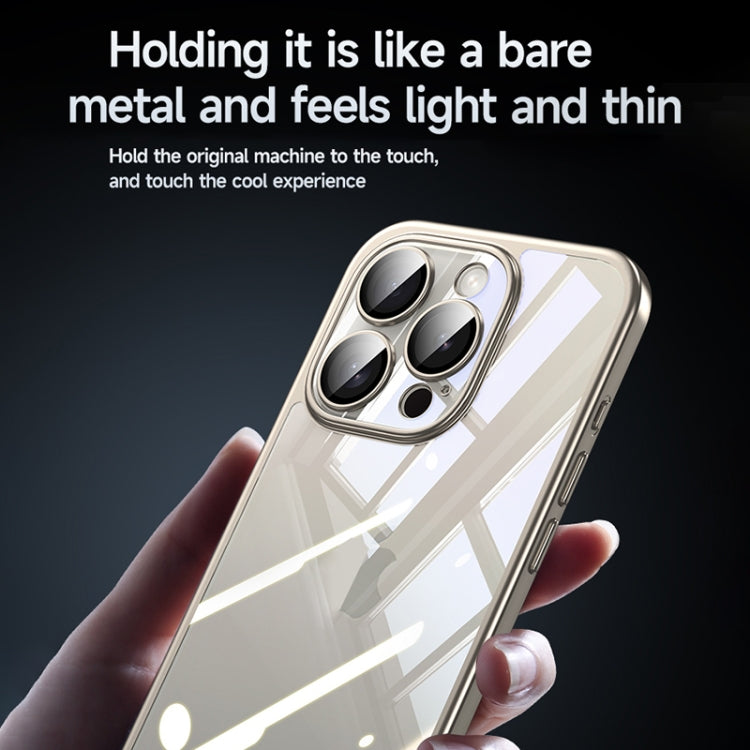 For iPhone 15 SULADA Electroplating Frosted PC + TPU Shockproof Phone Case(Silver) - HoMEdemic™ 