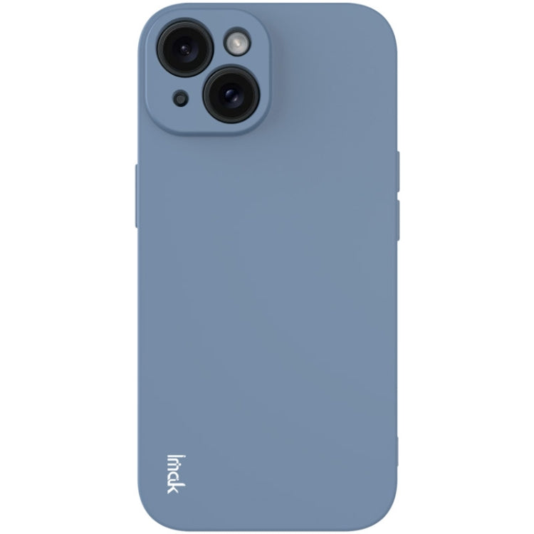 For iPhone 15 imak UC-4 Series Straight Edge TPU Phone Case(Grey) - HoMEdemic™ 