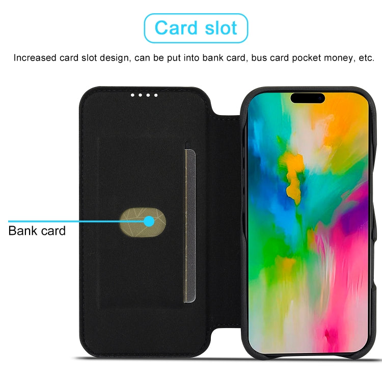 For iPhone 16 Plus LC.IMEEKE Hon Ancient Series Flip Leather Phone Case(Black) - HoMEdemic™ 