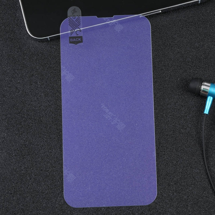 For iPhone 16e / 13 / 13 Pro Purple Light Eye Protection Tempered Glass Film - HoMEdemic™ 