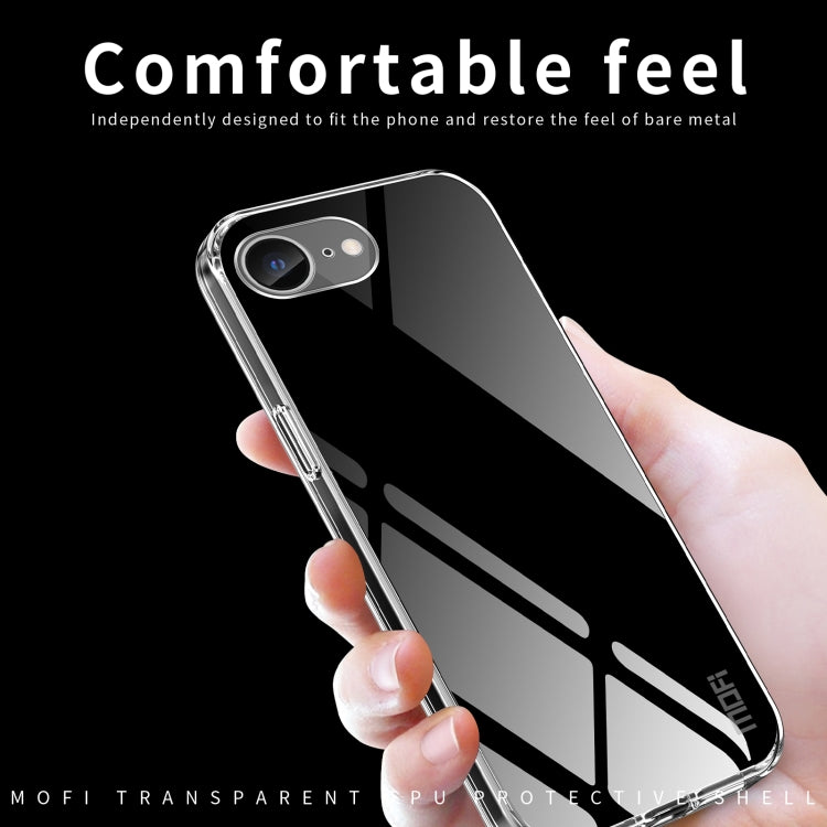 For iPhone 16e MOFI Ming Series Ultra-thin TPU Phone Case(Transparent) - HoMEdemic™ 