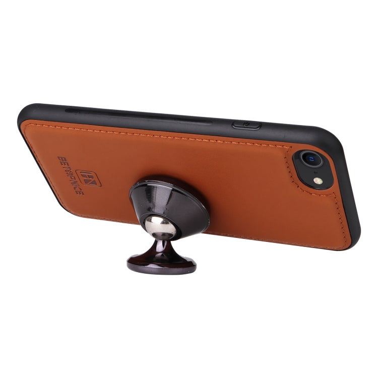 For iPhone 6 / 7 / 8 BETOPNICE BN-005 2 in 1 Detachable Imitate Genuine Leather Phone Case(Brown) - HoMEdemic™ 