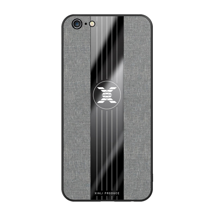 For iPhone 6 Plus & 6s Plus XINLI Stitching Cloth Texture Shockproof TPU Protective Case(Gray) - HoMEdemic™ 