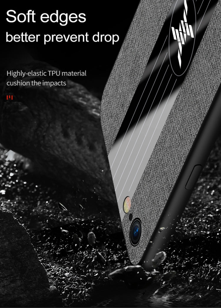 For iPhone 6 Plus & 6s Plus XINLI Stitching Cloth Texture Shockproof TPU Protective Case(Gray) - HoMEdemic™ 