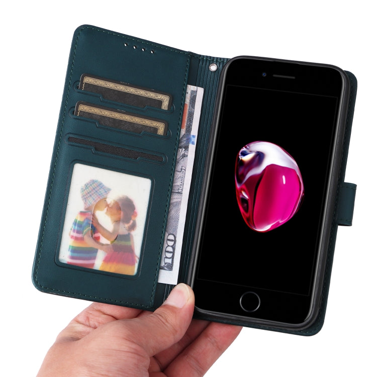 For iPhone 6 Plus / 7 Plus / 8 Plus BETOPNICE BN-005 2 in 1 Detachable Imitate Genuine Leather Phone Case(Blue) - HoMEdemic™ 