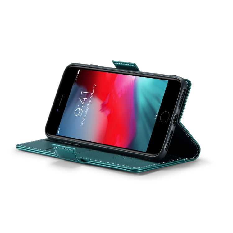 For iPhone 6 Plus/7 Plus/8 Plus CaseMe 023 Butterfly Buckle Litchi Texture RFID Anti-theft Leather Phone Case(Pearly Blue) - HoMEdemic™ 