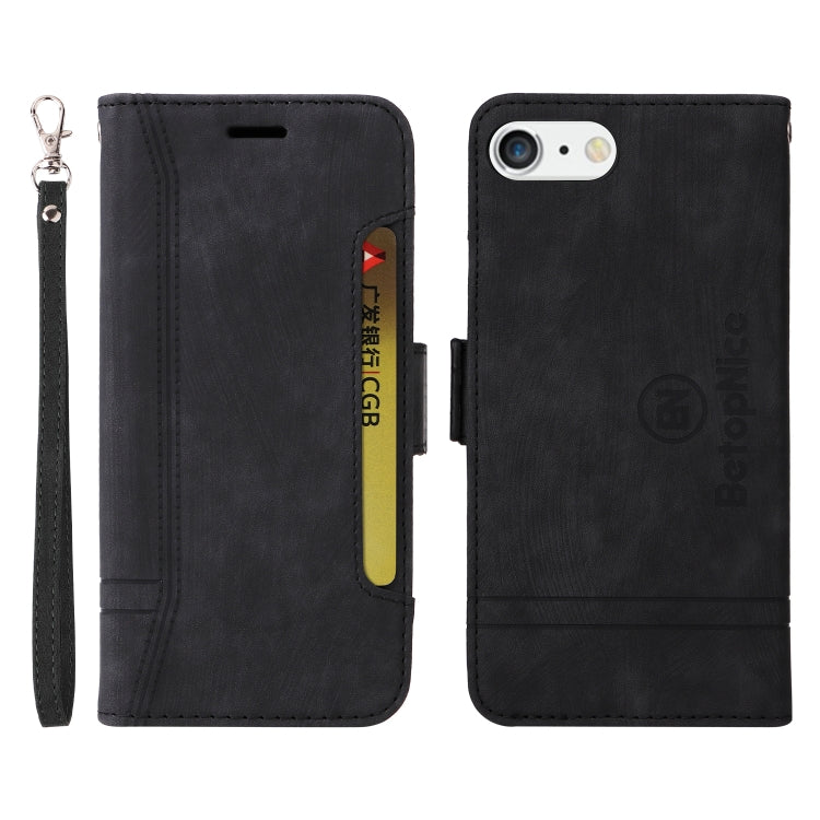 For iPhone 7 Plus / 8 Plus BETOPNICE Dual-side Buckle Leather Phone Case(Black) - HoMEdemic™ 