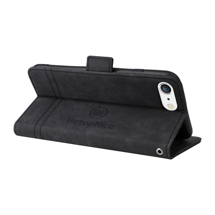 For iPhone 7 Plus / 8 Plus BETOPNICE Dual-side Buckle Leather Phone Case(Black) - HoMEdemic™ 