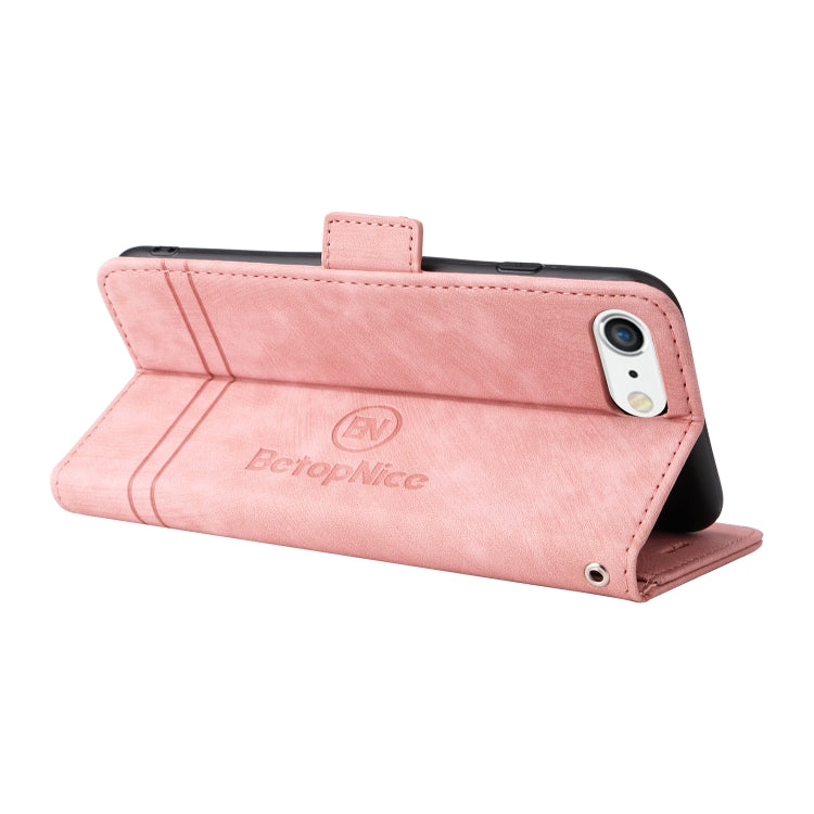 For iPhone 7 Plus / 8 Plus BETOPNICE Dual-side Buckle Leather Phone Case(Pink) - HoMEdemic™ 