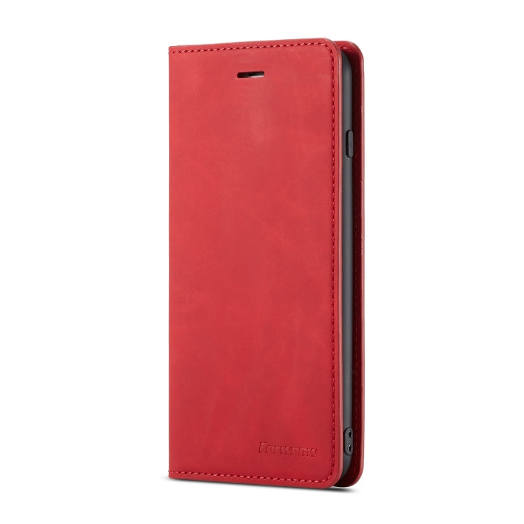 For iPhone 8 Plus / 7 Plus Forwenw Dream Series Oil Edge Strong Magnetism Horizontal Flip Leather Case with Holder & Card Slots & Wallet & Photo Frame(Red) - HoMEdemic™ 
