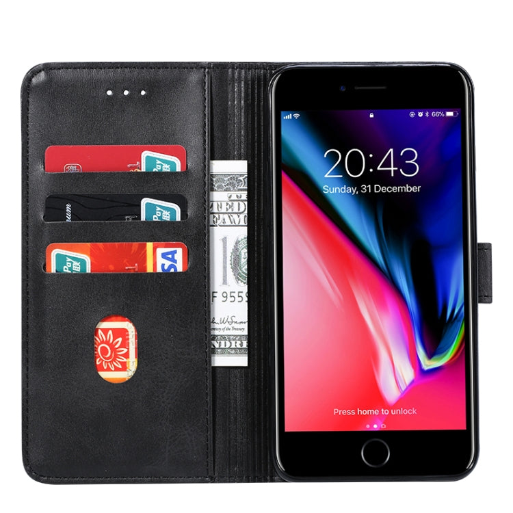For iPhone 8 Plus / 7 Plus GUSSIM Magnetic Horizontal Flip Leather Case with Holder & Card Slots & & Wallet(Black) - HoMEdemic™ 