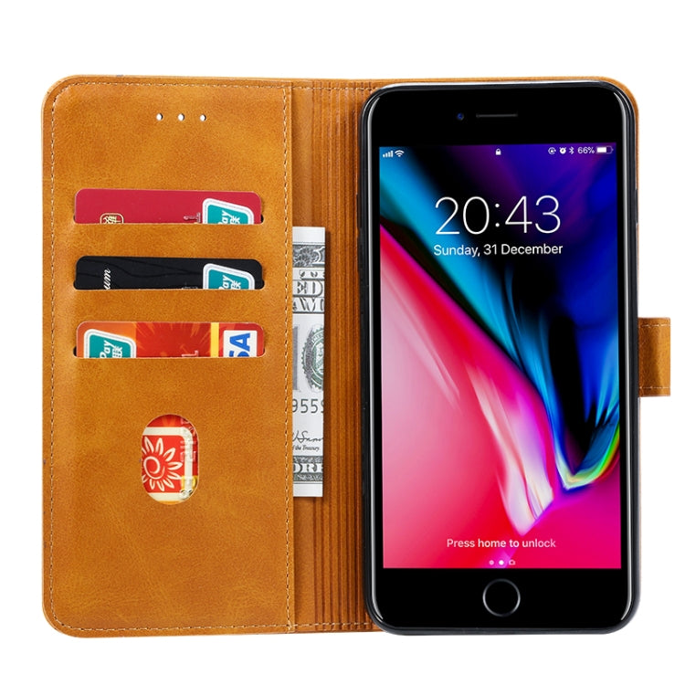For iPhone 8 Plus / 7 Plus GUSSIM Magnetic Horizontal Flip Leather Case with Holder & Card Slots & & Wallet(Yellow) - HoMEdemic™ 