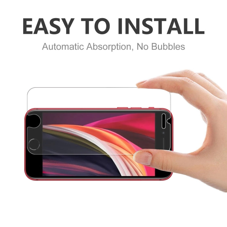 For iPhone SE 2022 / 2020 10pcs ENKAY Thickened Glue No White Edge 0.26mm 9H 2.5D Tempered Glass Film - HoMEdemic™ 