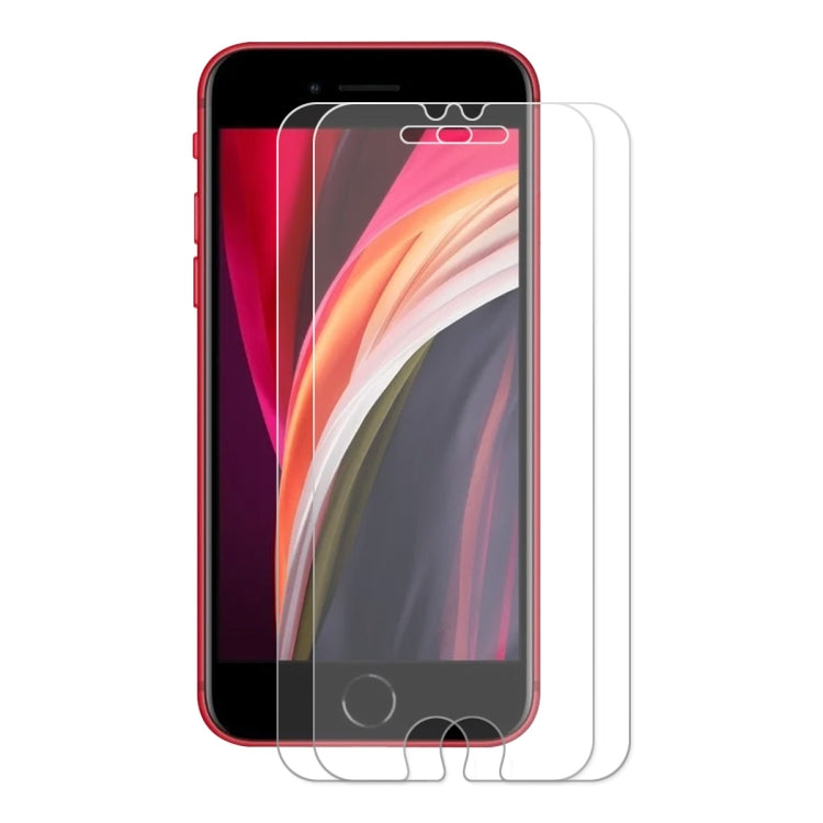 For iPhone SE 2022 / 2020 2pcs ENKAY Thickened Glue No White Edge 0.26mm 9H 2.5D Tempered Glass Film - HoMEdemic™ 