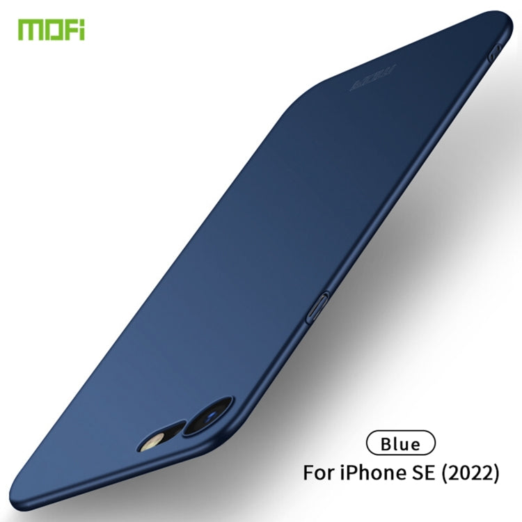 For iPhone SE 2022 / 2020 MOFI Frosted PC Ultra-thin Hard Case(Blue) - HoMEdemic™ 