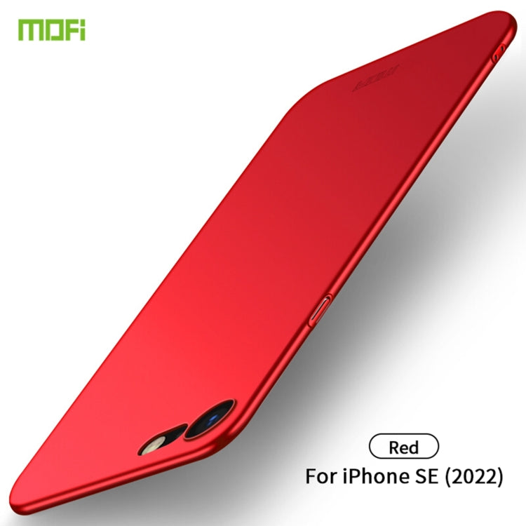 For iPhone SE 2022 / 2020 MOFI Frosted PC Ultra-thin Hard Case(Red) - HoMEdemic™ 