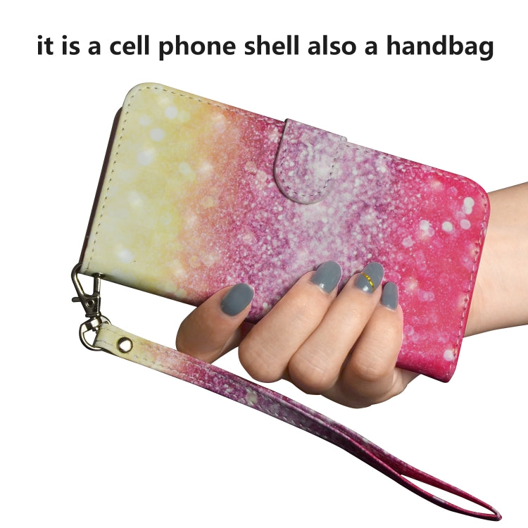 For iPhone SE 2022 / SE 2020 / 8 / 7 3D Painting Pattern Horizontal Flip TPU + PU Leather Case with Holder & Card Slots & Wallet(Gradient Color) - HoMEdemic™ 