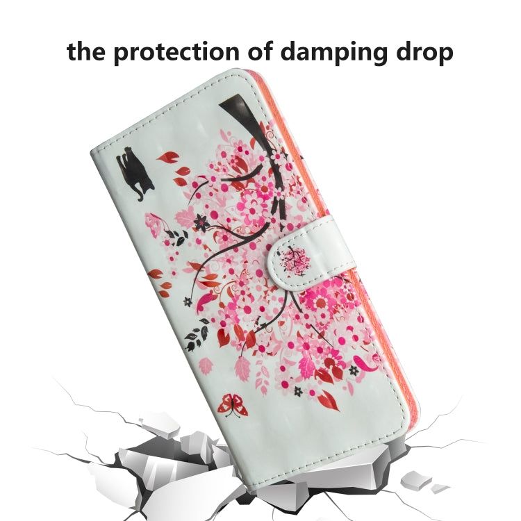 For iPhone SE 2022 / SE 2020 / 8 / 7 3D Painting Pattern Horizontal Flip TPU + PU Leather Case with Holder & Card Slots & Wallet(Tree Cat) - HoMEdemic™ 