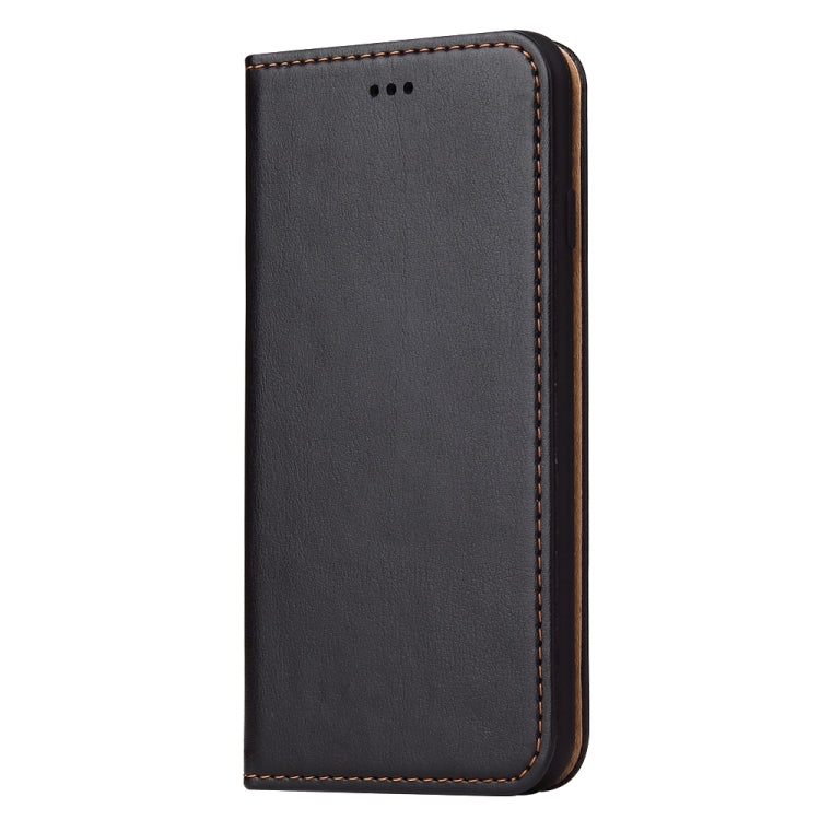 For iPhone SE 2022 / SE 2020 / 8 / 7 Fierre Shann PU Genuine Leather Texture Horizontal Flip Leather Case with Holder & Card Slots & Wallet(Black) - HoMEdemic™ 