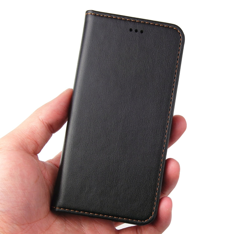 For iPhone SE 2022 / SE 2020 / 8 / 7 Fierre Shann PU Genuine Leather Texture Horizontal Flip Leather Case with Holder & Card Slots & Wallet(Black) - HoMEdemic™ 