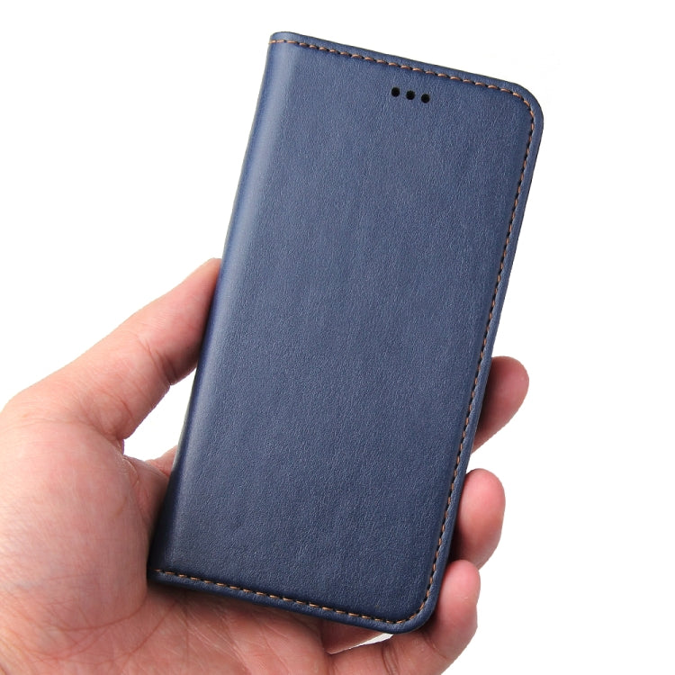 For iPhone SE 2022 / SE 2020 / 8 / 7 Fierre Shann PU Genuine Leather Texture Horizontal Flip Leather Case with Holder & Card Slots & Wallet(Blue) - HoMEdemic™ 