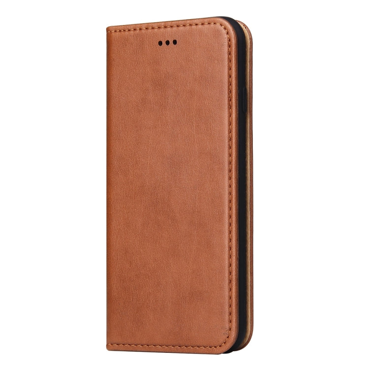 For iPhone SE 2022 / SE 2020 / 8 / 7 Fierre Shann PU Genuine Leather Texture Horizontal Flip Leather Case with Holder & Card Slots & Wallet(Brown) - HoMEdemic™ 