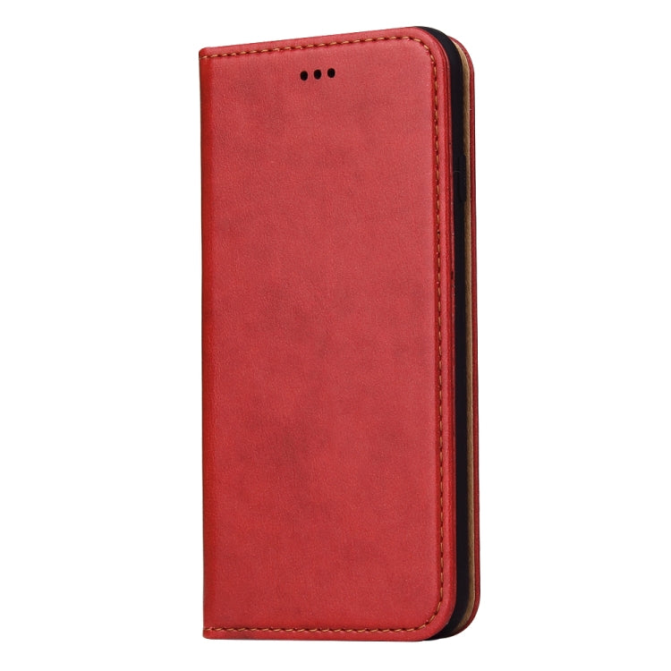 For iPhone SE 2022 / SE 2020 / 8 / 7 Fierre Shann PU Genuine Leather Texture Horizontal Flip Leather Case with Holder & Card Slots & Wallet(Red) - HoMEdemic™ 
