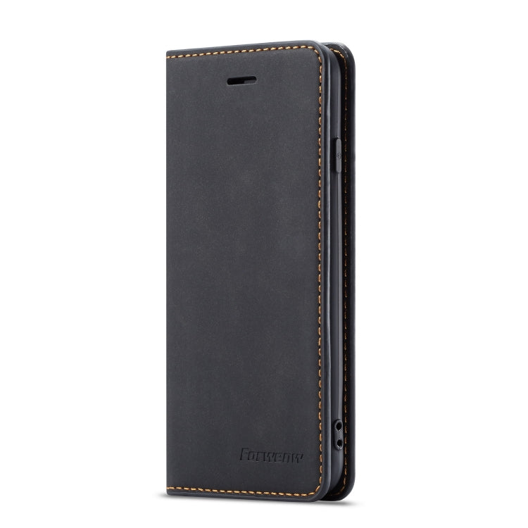 For iPhone SE 2022 / SE 2020 / 8 / 7 Forwenw Dream Series Oil Edge Strong Magnetism Horizontal Flip Leather Case with Holder & Card Slots & Wallet & Photo Frame(Black) - HoMEdemic™ 